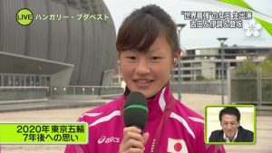 リオ五輪 女子レスリング48キロ級金メダルの登坂絵莉 かわいい筋肉女子 早朝の貴公子